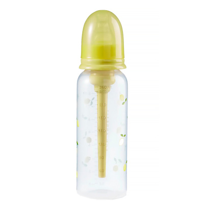 Бутылочка для кормления с силиконовой соской 250 мл Happy Baby 10015 lemon 1
